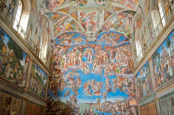 And finally, who painted the Sistine Chapel?