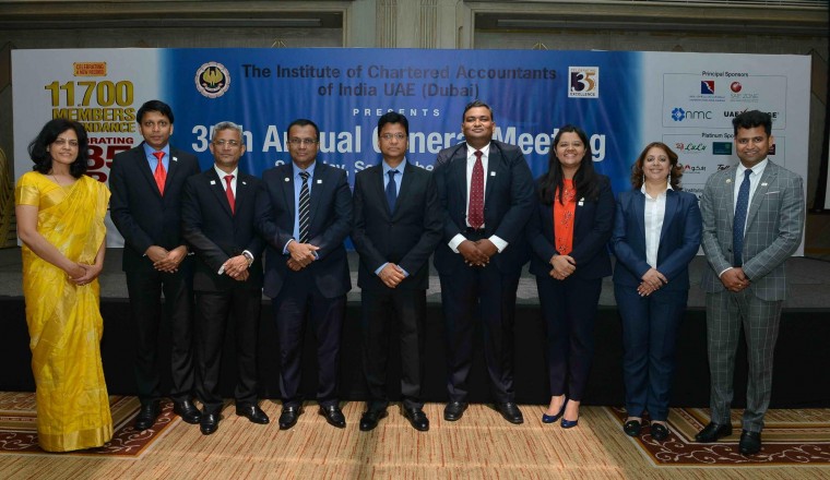  The Institute of Chartered Accountants of India (ICAI) - Dubai Chapter announces New Chairman, CA Naveen Sharma and Vice Chairman CA Mahmood Bangara 