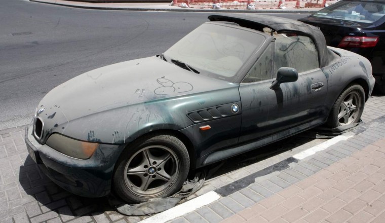 1,845 abandoned cars confiscated in Ajman