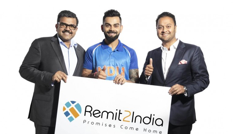 Virat Kohli Brand Ambassador of Online Money Transfer Brand, Remit2India