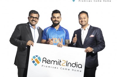 Virat Kohli Brand Ambassador of Online Money Transfer Brand, Remit2India