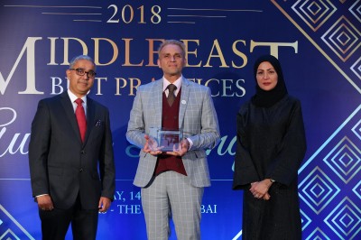 Burjeel Hospital (A unit of VPS Healthcare) Wins ‘2018 UAE Private Tertiary Care Service Provider of the Year Award’ at the 2018 Frost & Sullivan Middle East Best Practices Awards