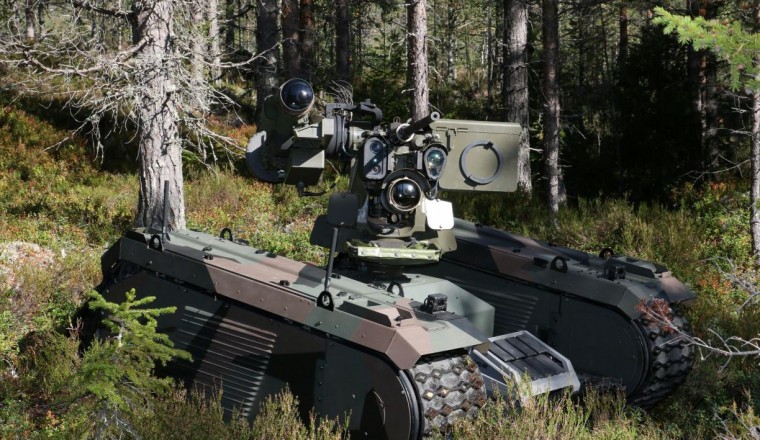 Kongsberg and Milrem Robotics Showcase a Robotic Antitank and HMG system at AUSA