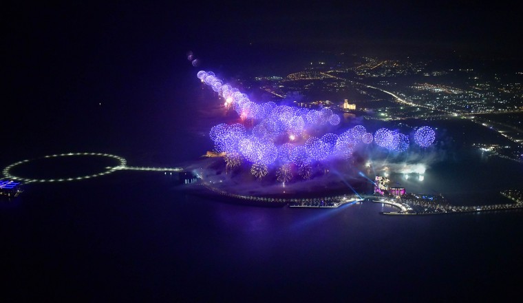 2019 Ras Al Khaimah New Year’s Eve Fireworks  captivates the world with a breathtaking spectacle