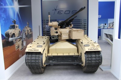 EOS and Milrem Robotics demonstrate unmanned warfare system with 30mm RWS