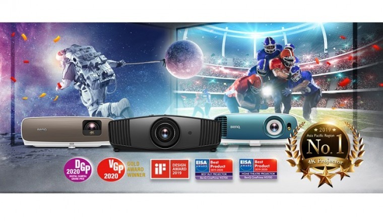BenQ 4K Projectors continue as the Most Popular Brand with No.1 Market Share for 2 Consecutive Years