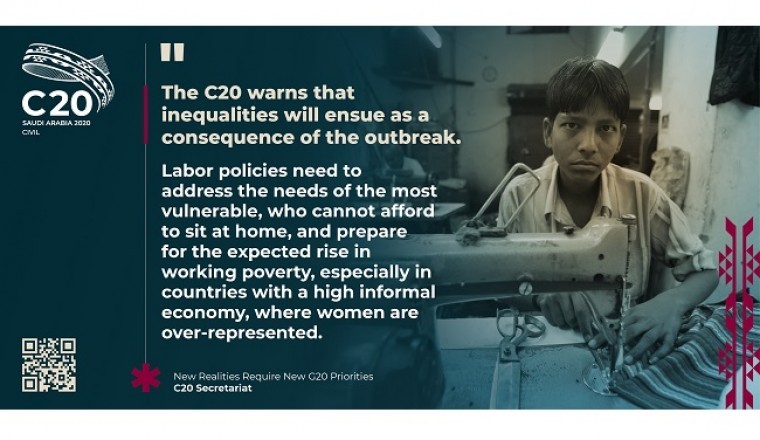 بيان عاجل عن مجموعة تواصل المجتمع المدني إلى القمة الافتراضية لقادة الدول العشرين حول كوفيد-19: الواقع الجديد يحتِّم تبنّي أولويات جديدة