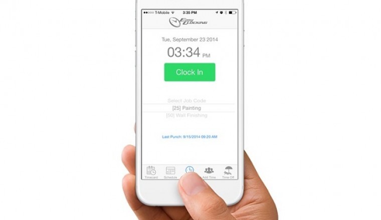 EasyClocking facilitates for employees to work from home through it's easy attendance and job coding mobile app