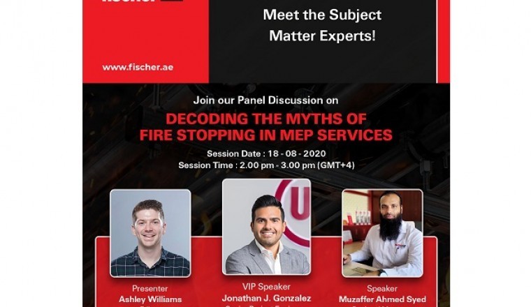 A free to join knowledge-sharing panel discussion on “Decoding the myths of fire stopping in MEP services.”