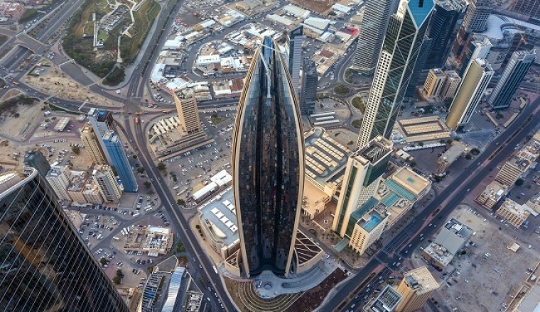 thyssenkrupp Elevator installs unique TWIN elevator systems at National Bank of Kuwait’s iconic new head office