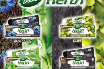 Stronger Whiter teeth with Dabur Herb’l Toothpaste
