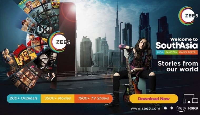 DMS’ media partner “ZEE5 Global” celebrates South Asia in its new global campaign; invites you to experience Stories from our world