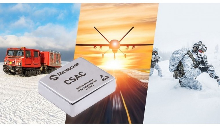 New Chip Scale Atomic Clock (CSAC) from Microchip Technology Provides Wider Operating Temperatures, Faster Warm-up and Improved Frequency Stability in Extreme Environments