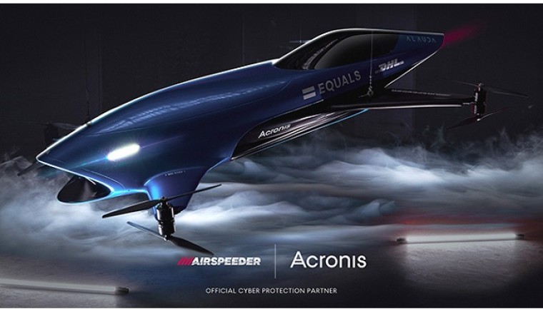 Etisalat hosts Acronis partner world’s first electric flying racing car Airspeeder at GITEX Global