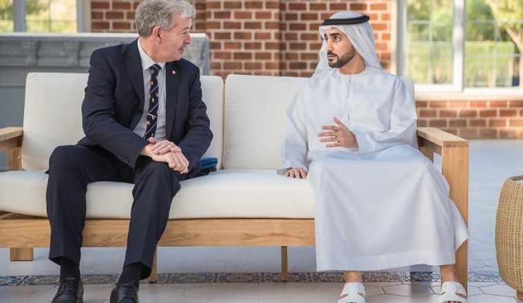 Senator John Le Fondré, Top Official from UK’s Jersey Visits Leading UAE Dairy Producer, Rumailah Farm
