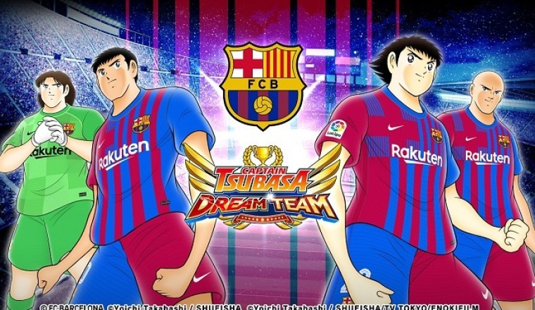 “Captain Tsubasa: Dream Team” Worldwide 4th Anniversary & Official FC BARCELONA Uniforms Debut in Game