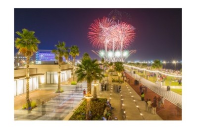 Fujairah’s Umbrella Beach Recreational Complex Opens Doors with Music, Fireworks