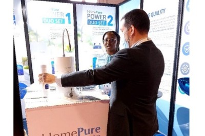 QNET presents its HomePure Complete Water Line in the 9th World Water Forum in Senegal