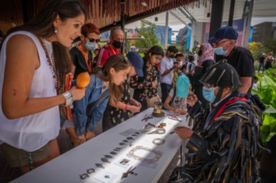 إكسبو دبي: جناح بيرو يقدم عباءات بيرو وورشة عمل الحرفيين