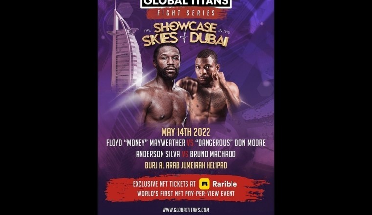 GLOBAL TITANS BRINGS THE WORLD’S FIRST NFT PAY-PER-VIEW SPORTS EVENT LIVE FROM THE HELIPAD OF BURJ AL ARAB, ON MAY 14th, 2022