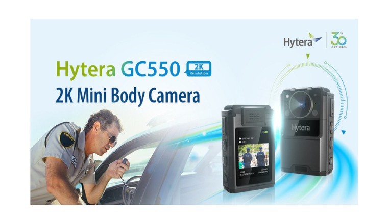 Hytera Releases Compact Body Worn Camera with 2K Resolution