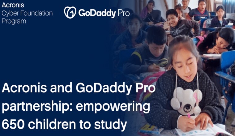 Acronis Cyber Foundation Program and GoDaddy Pro announce the completion of school construction projects
