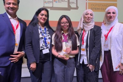 طالبة من مدرسة جيمس كامبردج إنترناشيونال الخاصة بالشارقة تحصل على جائزة لجنة التحكيم الخاصة المرموقة من فئة الطلاب المتميزين في مجالات العلوم والتكنولوجيا والهندسة والرياضيات