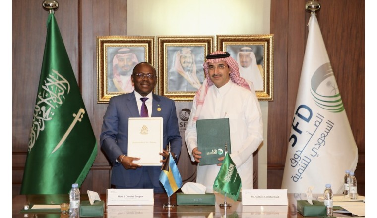 Saudi Fund for Development signs a $10 million loan agreement to construct business incubation centers in the Bahamas