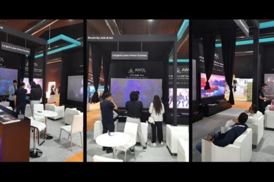 AWOL Vision Shines at GITEX Global 2023 with Groundbreaking Triple Laser Projectors