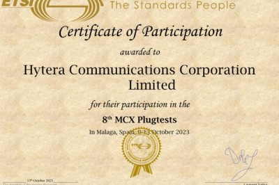 Hytera Successfully Completes the 8th ETSI MCX Plugtests