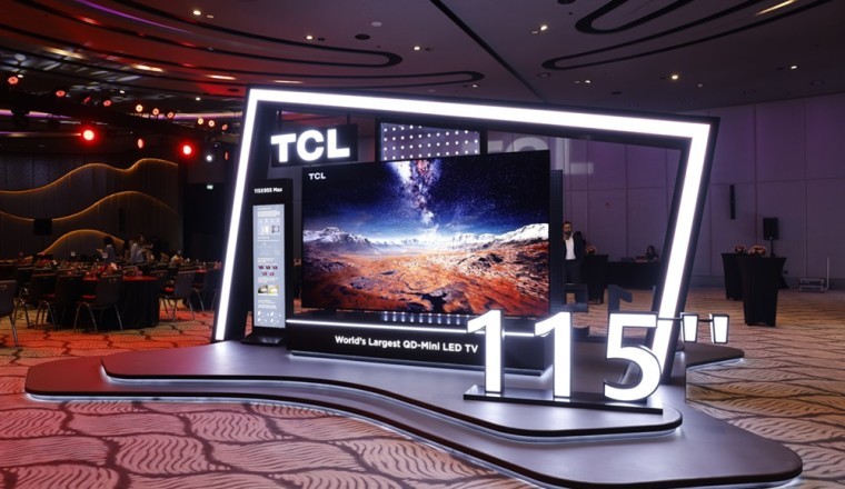 TCL تكشف النقاب عن أكبر تلفزيون بشاشة QD-Mini LED على مستوى العالم في دبي