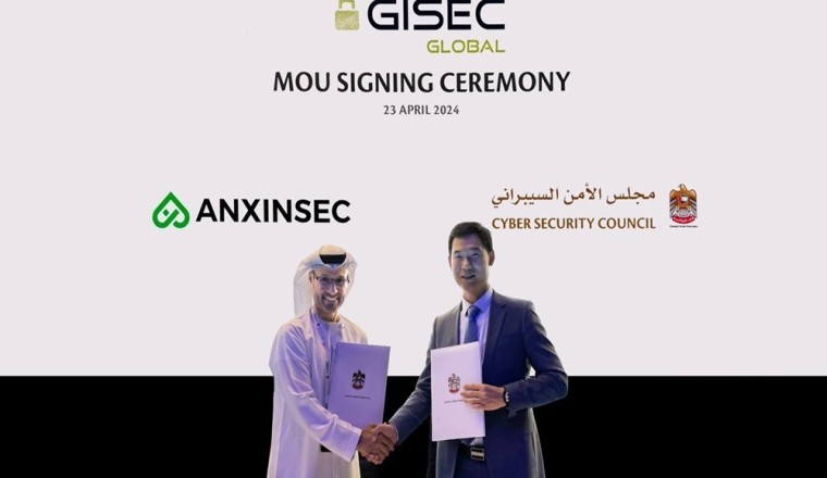 Anxinsec, an Abu Dhabi-based cybersecurity company, and the Cyber Security Council signed an MOU at GISEC2024 to boost cybersecurity collaboration