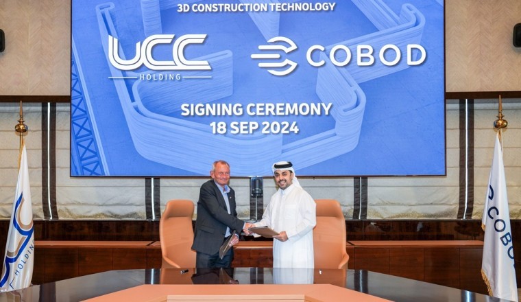 UCC Holding Signs Final Agreement with Denmark’s COBOD to Purchase Third Generation of World’s Largest 3D Printers to Build Sustainable Schools in Qatar