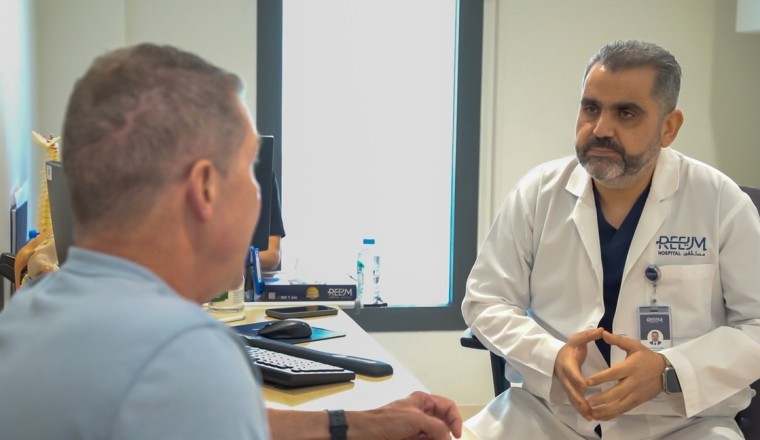 Reem Hospital Patient Covers 2 KM Hours After Hip Replacement