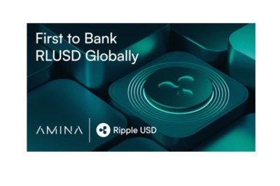 AMINA Becomes the First Bank Globally to Support Ripple USD (RLUSD) as Demand for Stablecoins Surges
