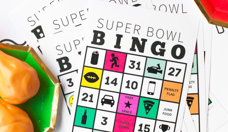2025 Free Printable Super Bowl Bingo