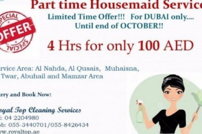 Part time house maid services