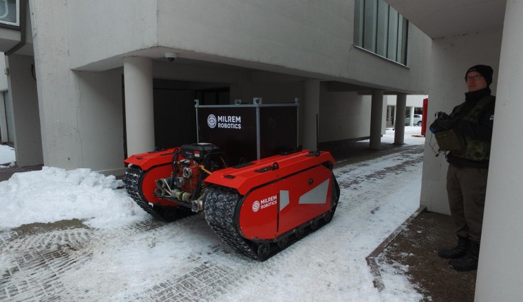 Milrem Robotics is Developing a Firefighting and Search and Rescue UGV