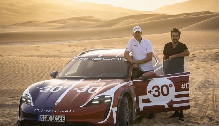 Porsche goes the extreme to kick off launch for new Taycan Cross Turismo