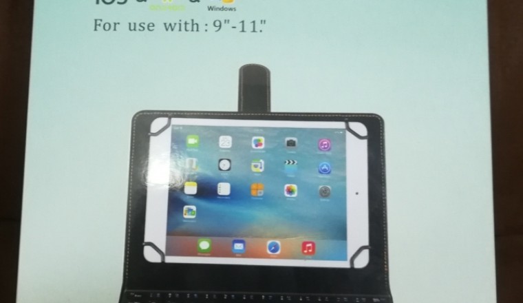 Tablet Folio Keyboard cover for Apple, Android and Windows