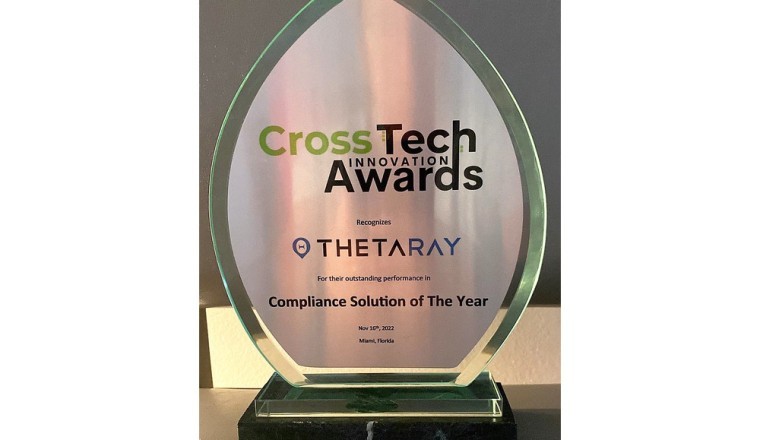 ThetaRay AI Tech Continues Global Awards Sweep