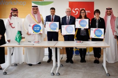 Saudi Fund for Development signs a multiyear contribution agreement with the Global Fund