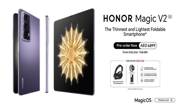 HONOR Announces the Launch of HONOR Magic V2 in the UAE