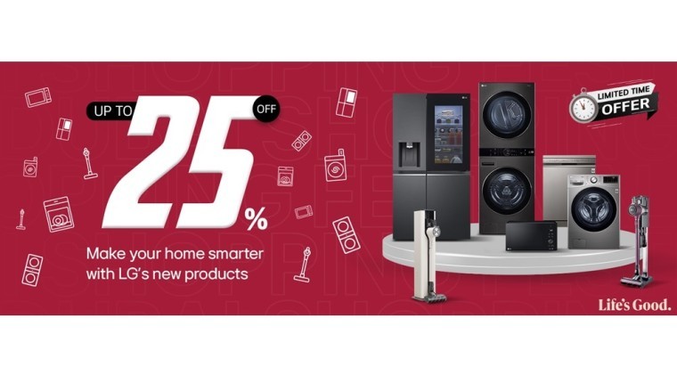 Exclusive Sale on LG Home Appliances During This Dubai Shopping Festival